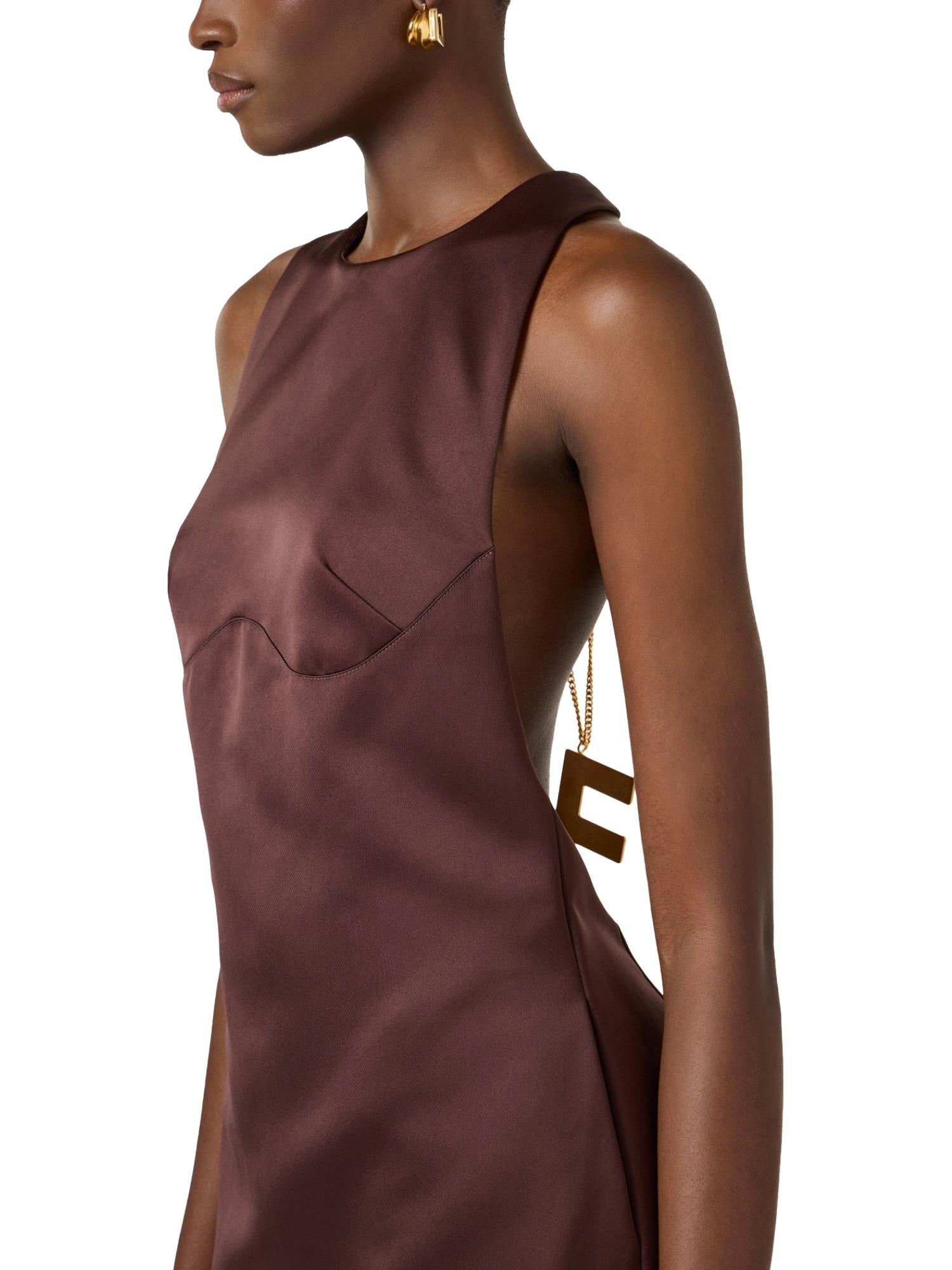 Elisabetta Franchi Abito con maxi collana