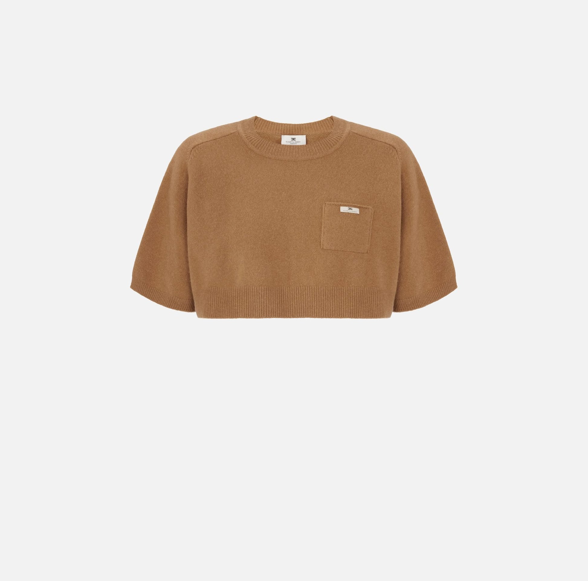Top in lana e cashmere