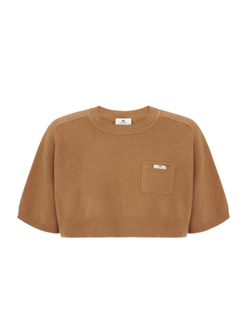 Top in lana e cashmere
