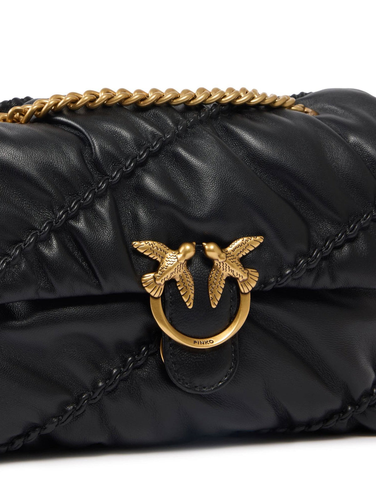 Borsa Tracolla Love Puff con Fibbia Logo Love Birds