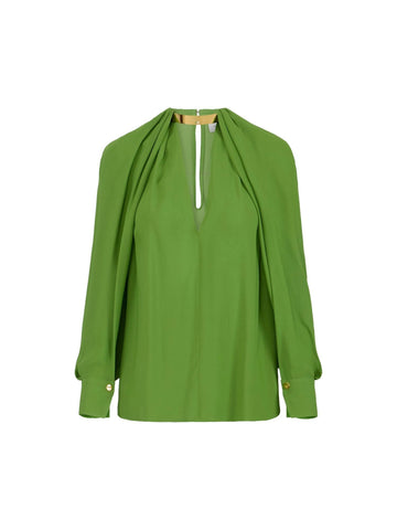 Elisabetta Franchi Blusa con collana gioiello