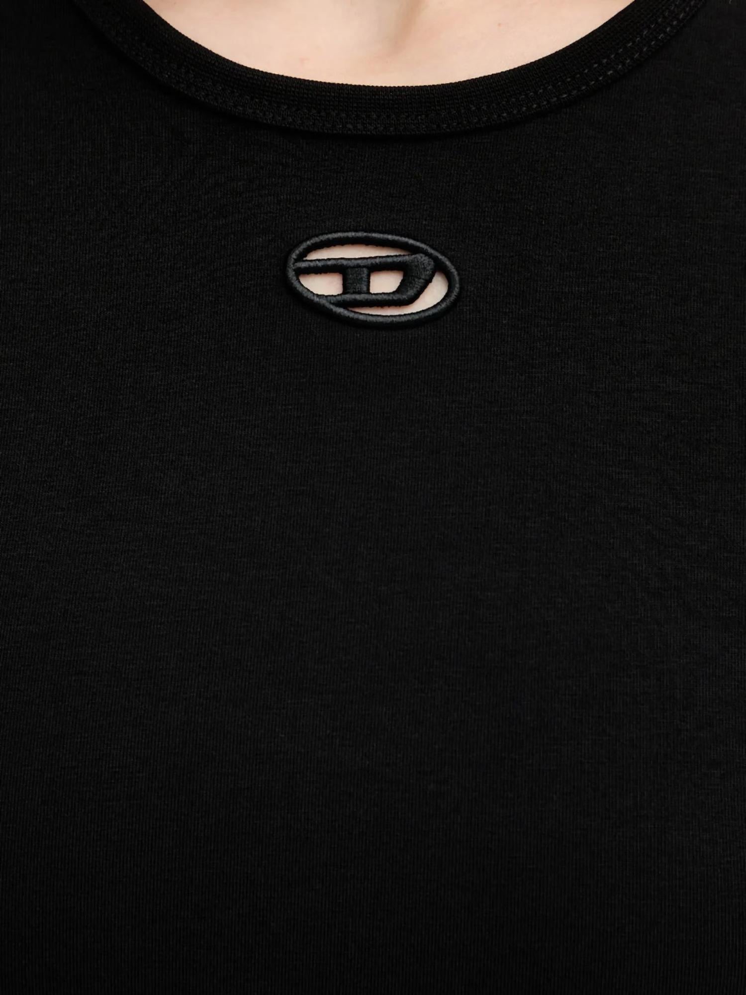 Diesel T-shirt con logo cut-out T-Angie-Od