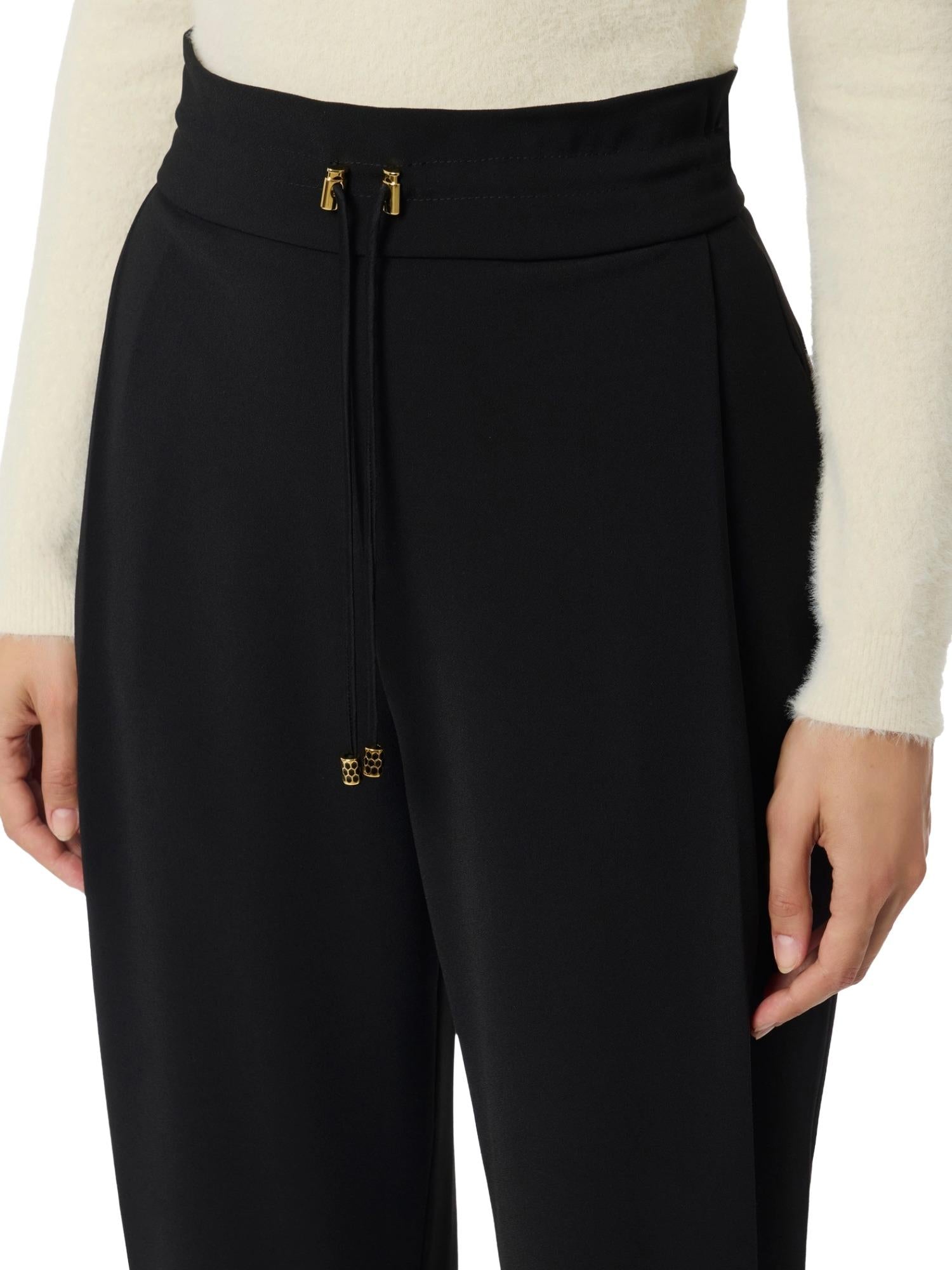 Elisabetta Franchi Pantalone con coulisse gioiello