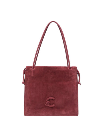 Coccinelle Borsa in suede Dulse medium