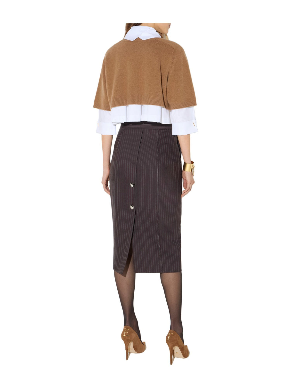 Top in lana e cashmere