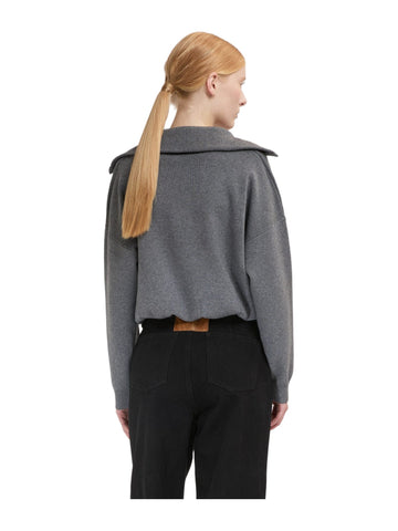 Maglione a Maniche Lunghe Collo Alto