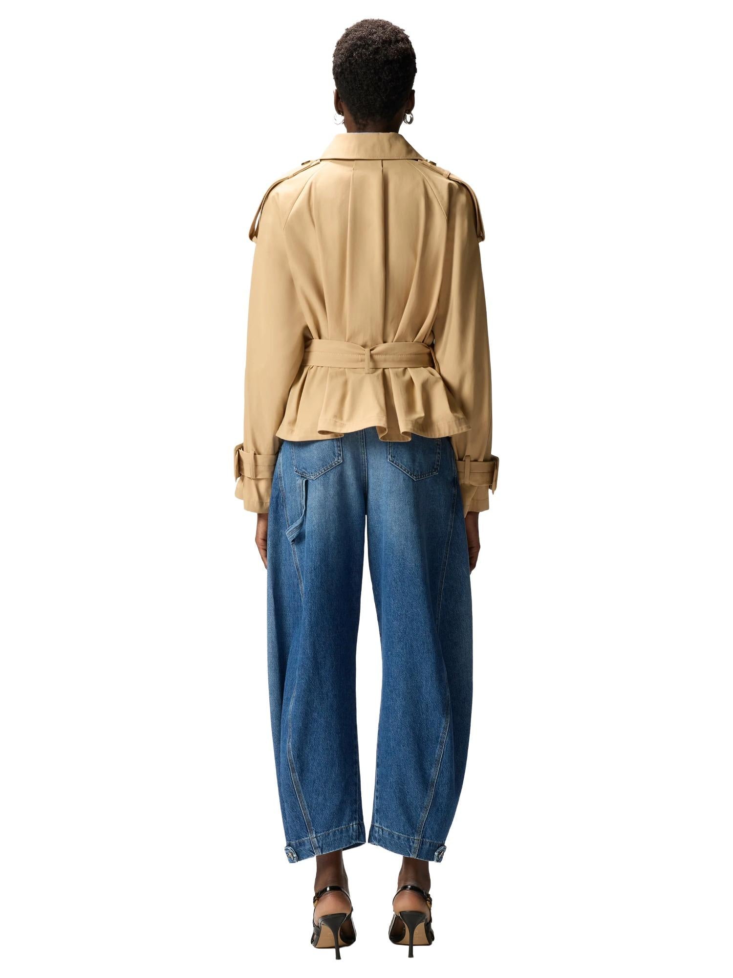 Pinko Trench corto con cintura Tanya