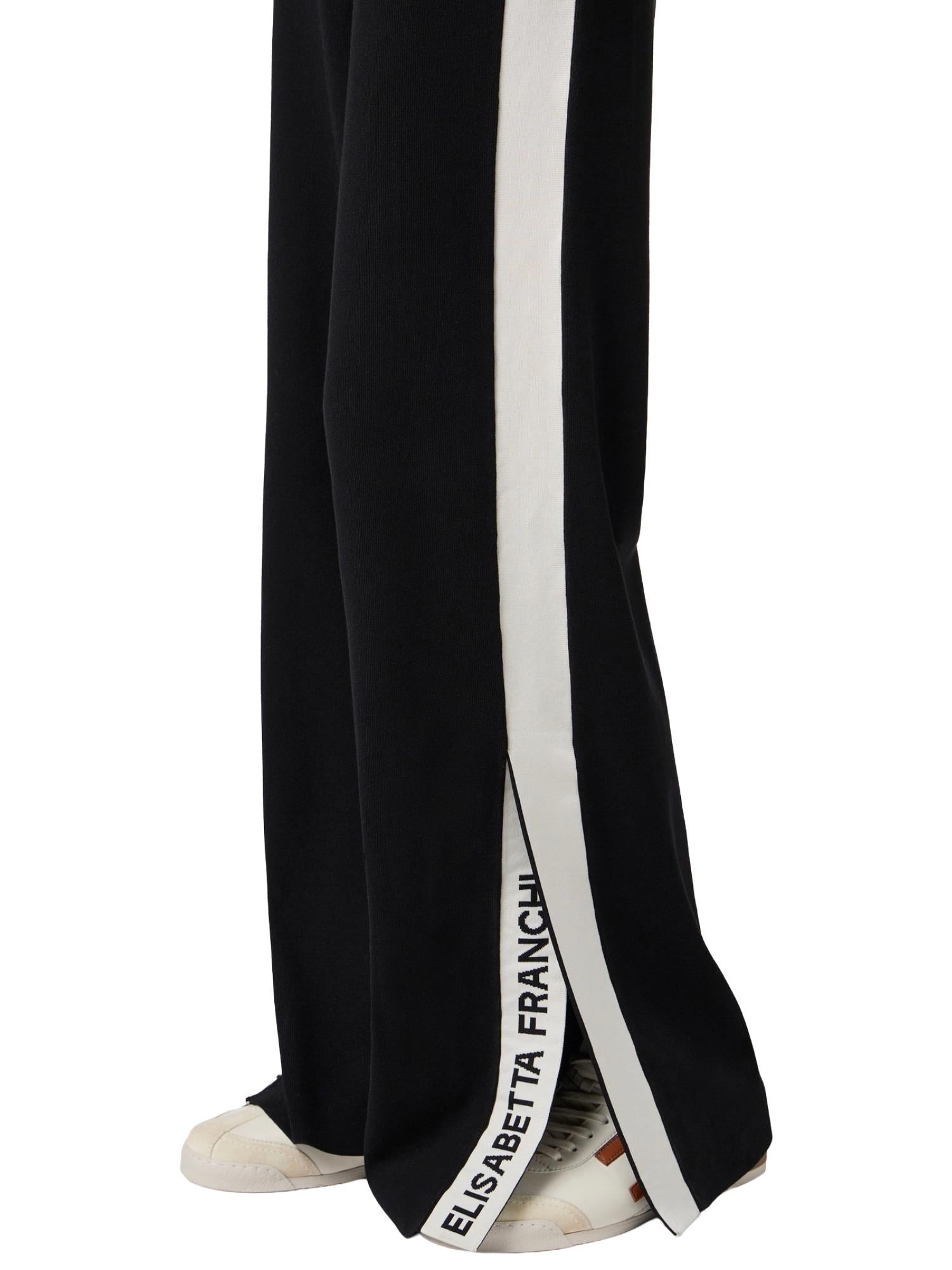 Elisabetta Franchi Tuta con bande a contrasto