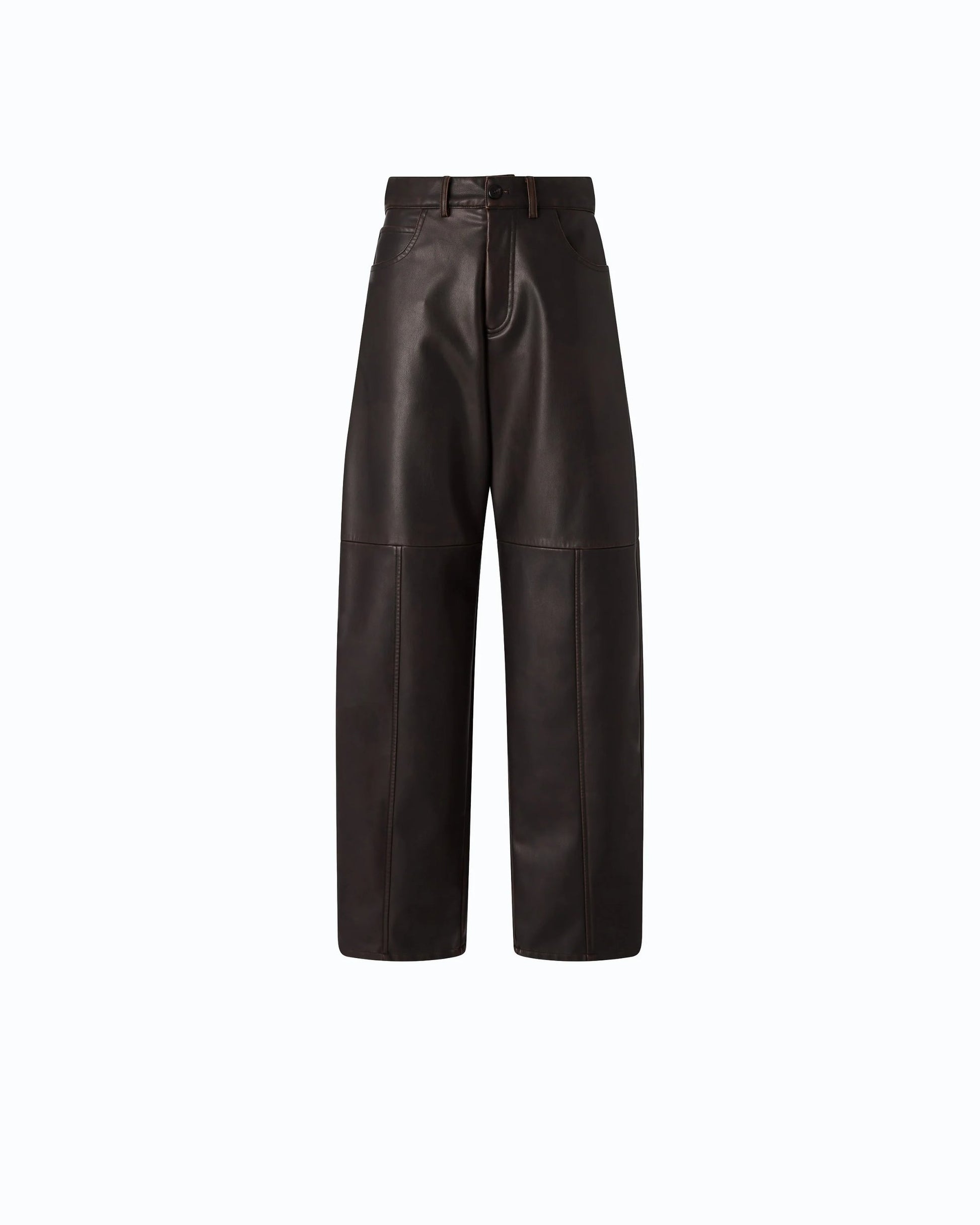 Pinko Pantalone Oversize in Tela Tecnica Spalmata donna