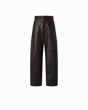Pinko Pantalone Oversize in Tela Tecnica Spalmata donna