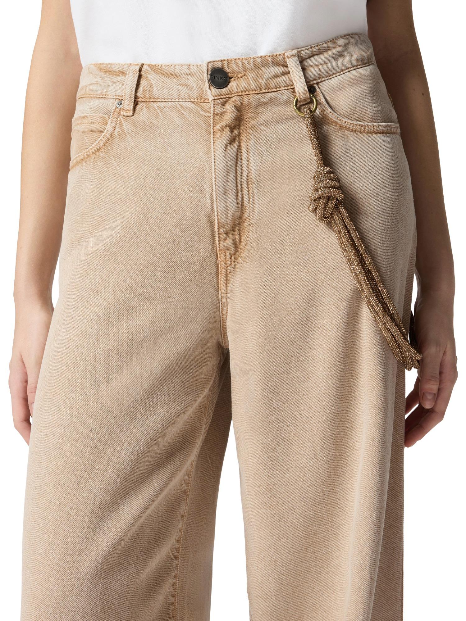 Pinko jeans met sierkoord Lauryn