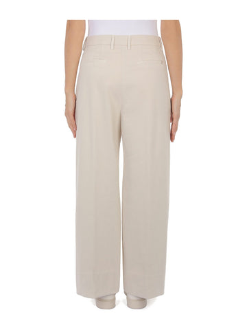 Pantalone Wide Leg con Pince