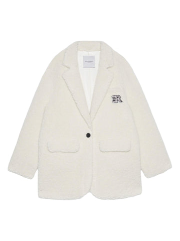 Ermanno Firenze Cappotto in montone ecologico