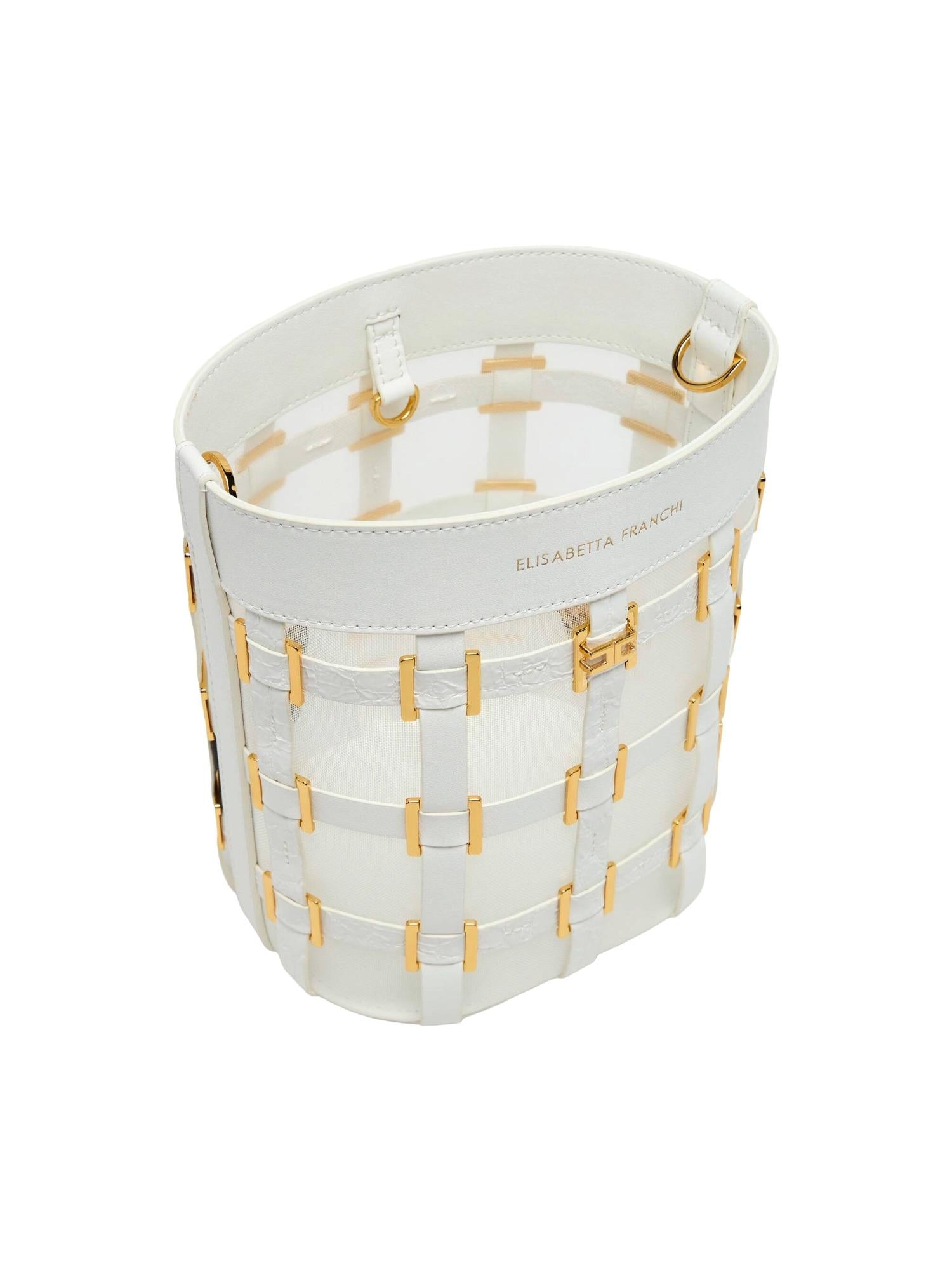 Elisabetta Franchi Borsa a secchiello in rete