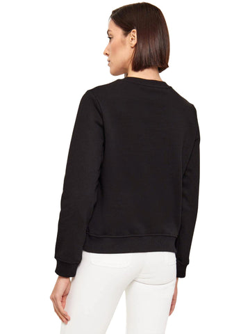 Elisabetta Franchi Felpa con logo in rilievo