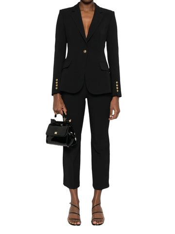 Elisabetta Franchi Tailleur monopetto in crepe
