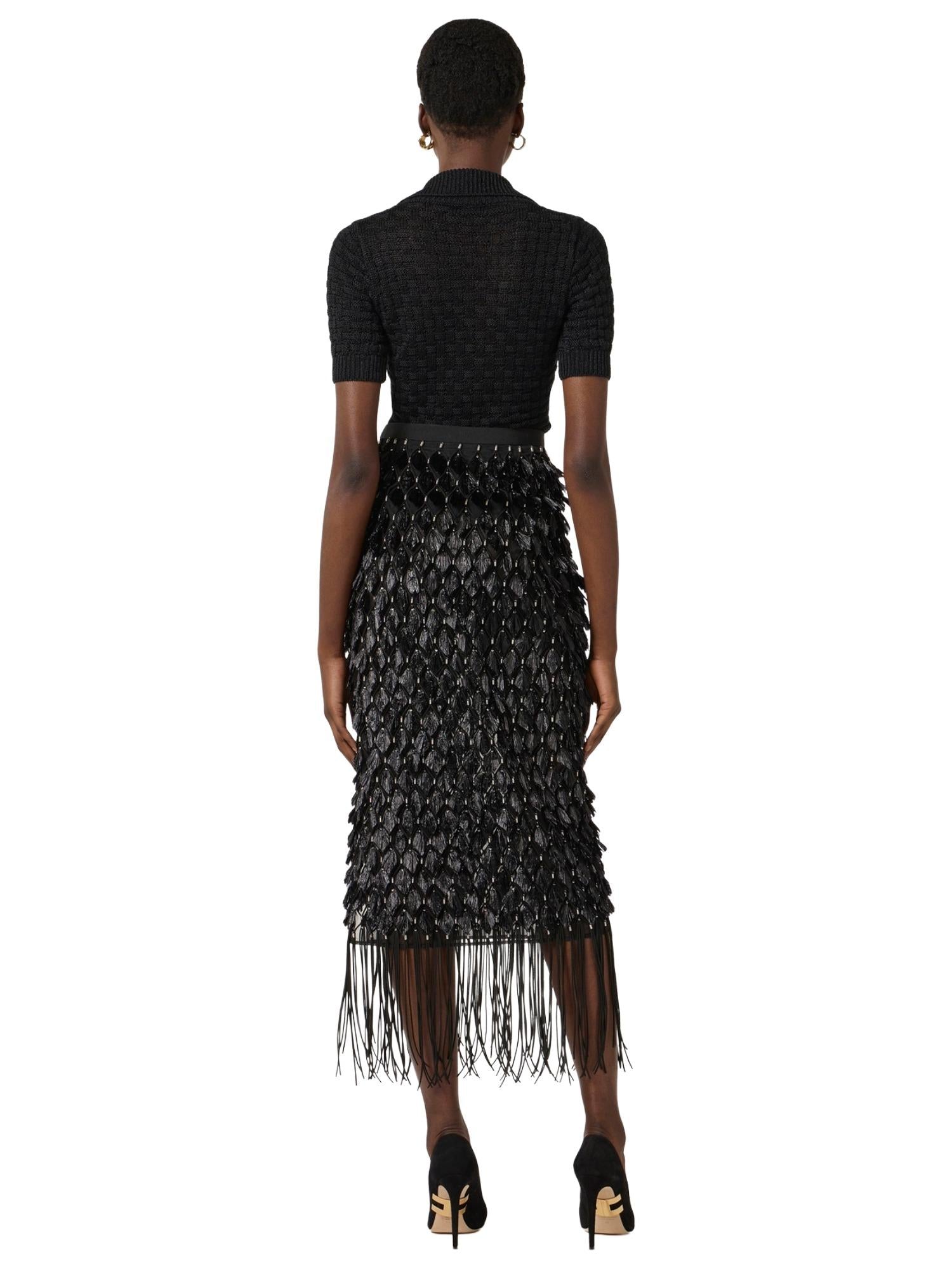 Elisabetta Franchi Maglia con nappine