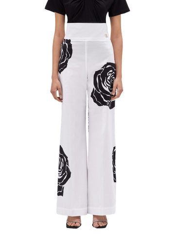 Blugirl Pantalone con rose