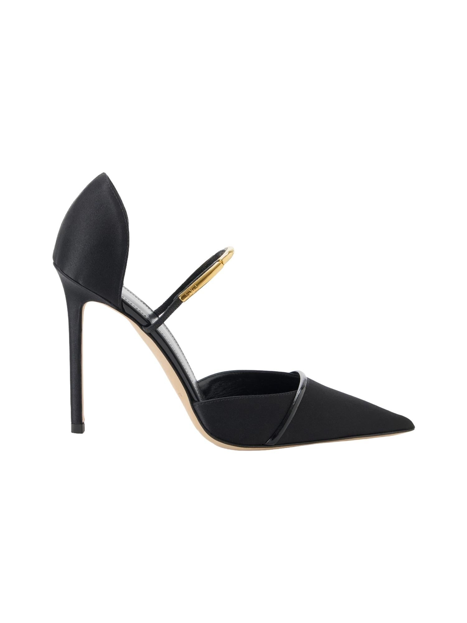 Elisabetta Franchi Decolletè D'Orsay con dettaglio gioiello 10,5 cm