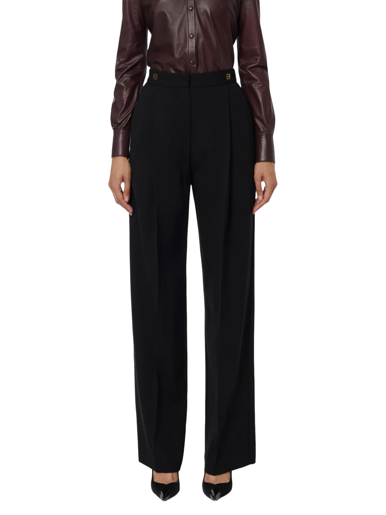 Elisabetta Franchi Pantalone con dettaglio gioiello