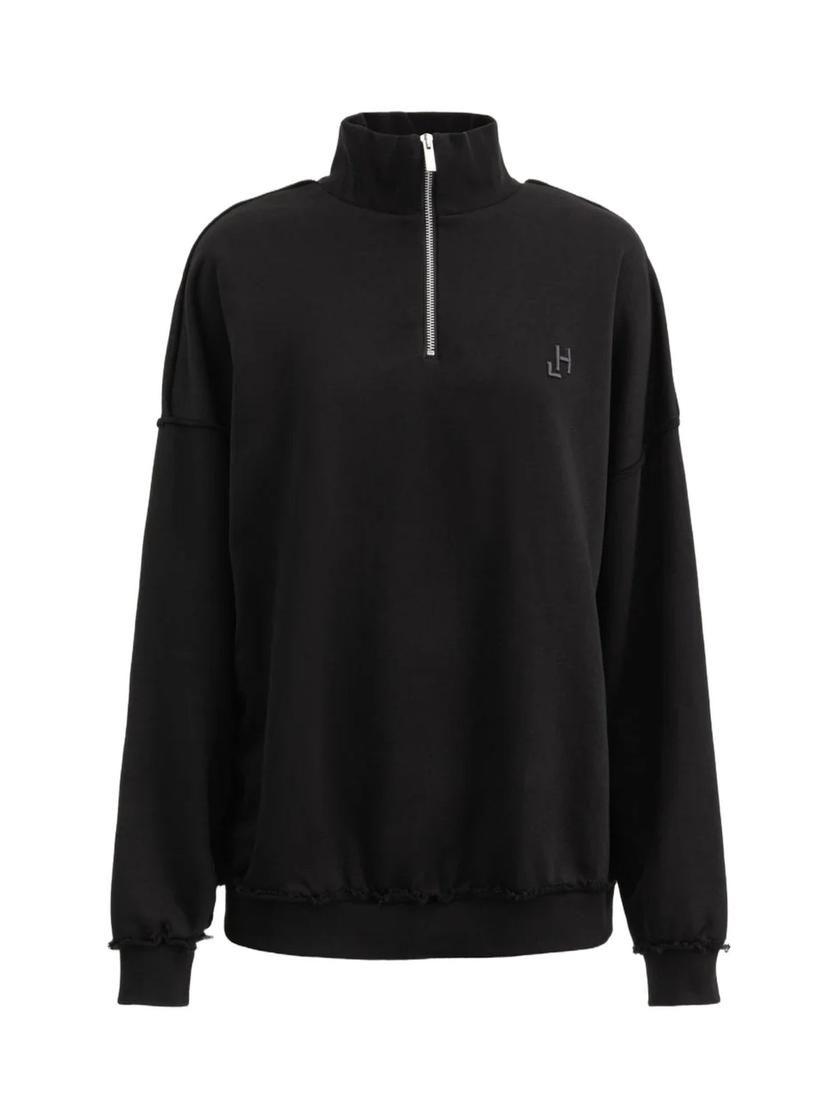 Felpa oversize con cuciture a vista
