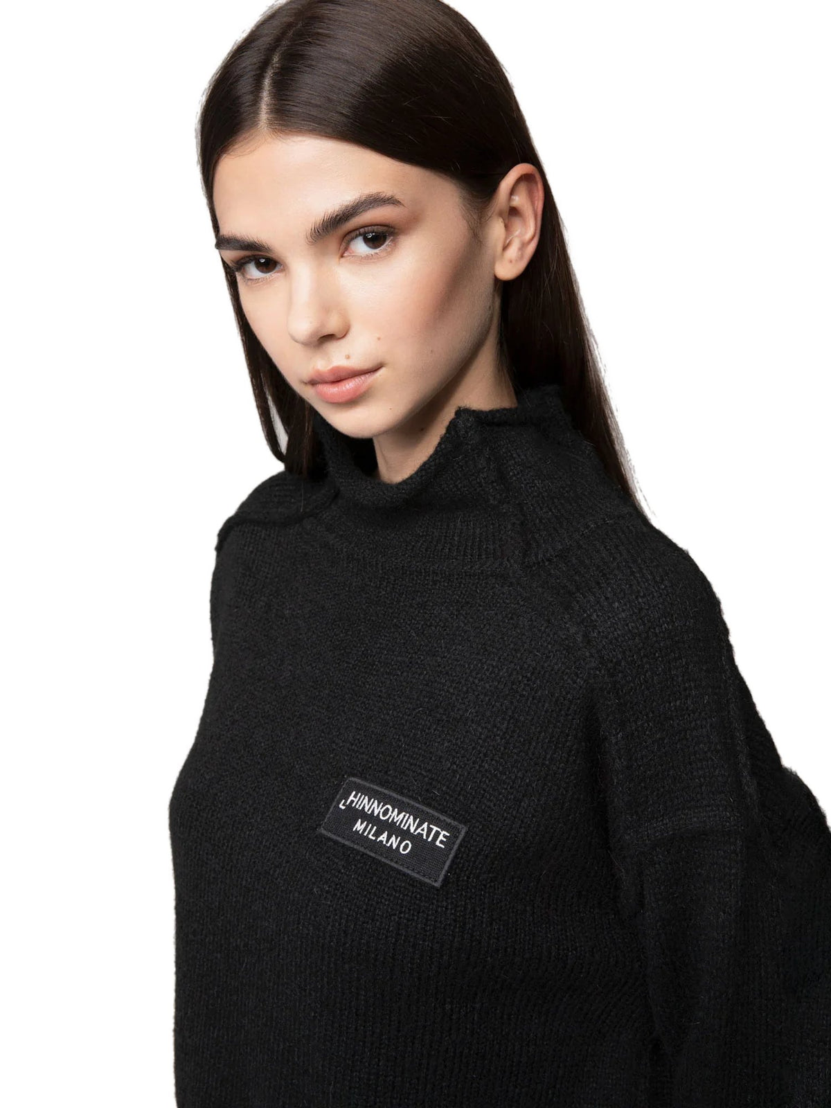 Maglia lupetto in mohair