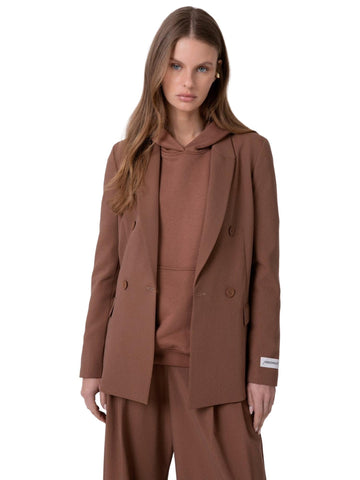 Hinnominate Giacca doppiopetto con spalline