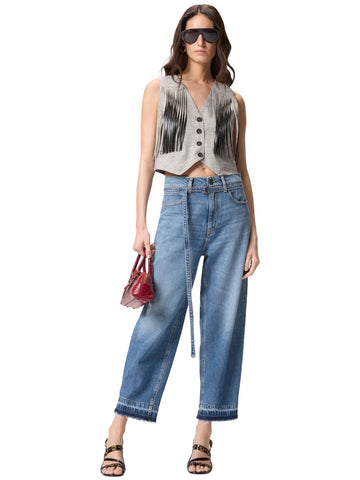Pinko Jeans baloon con cintura Estelle