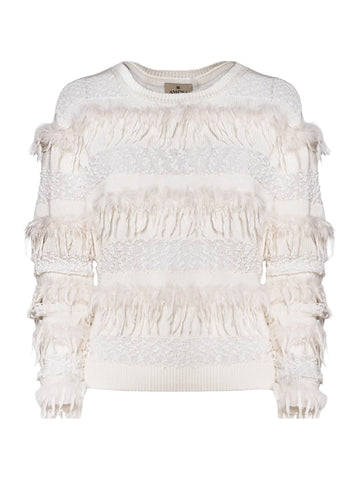 Maglia con Frange Orizzontali