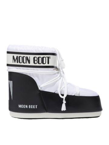 Stivale icon low bianco in nylon