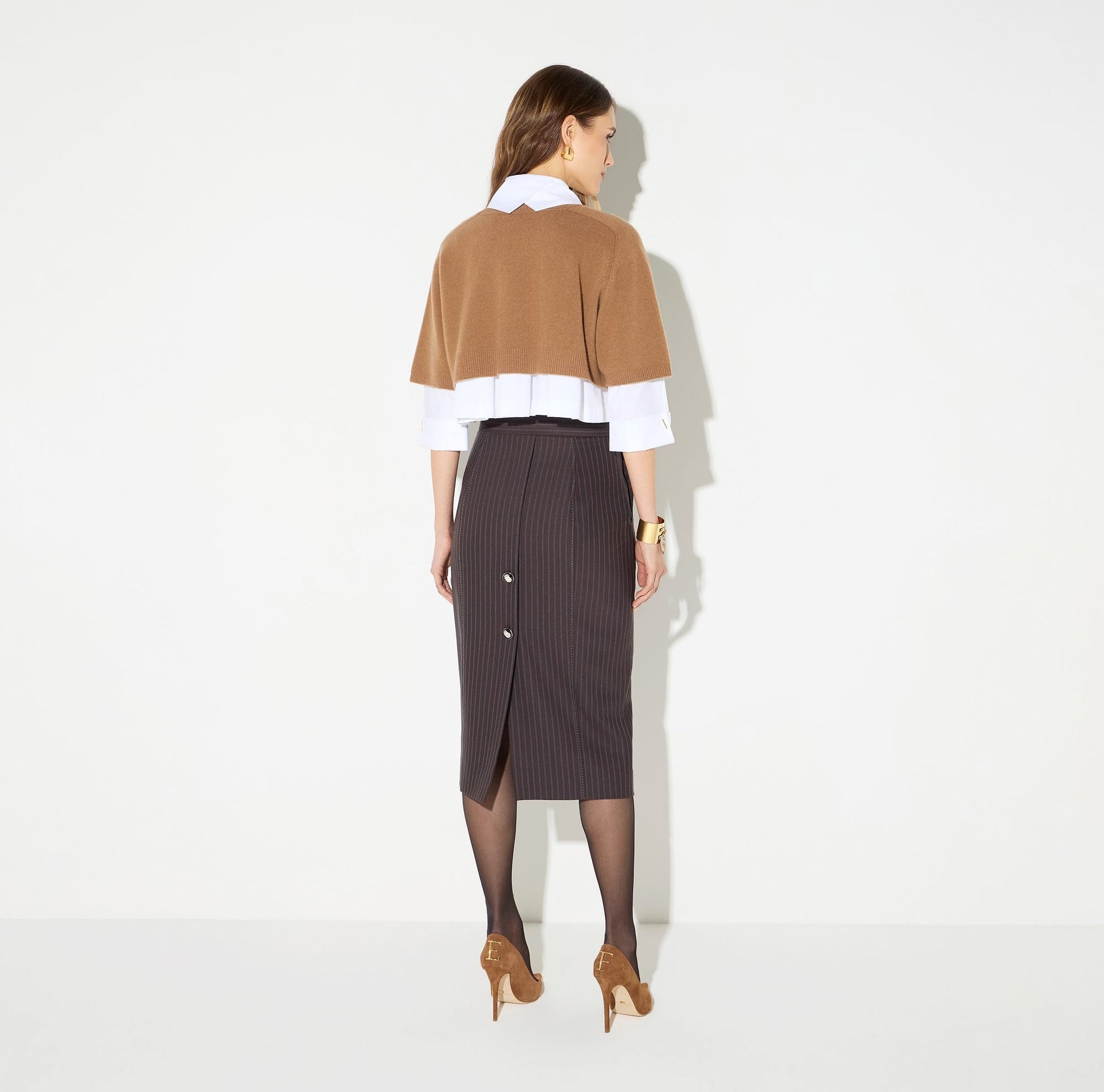 Top in lana e cashmere