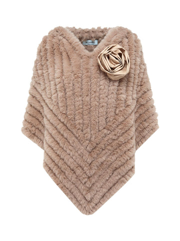 Blugirl Poncho con rosa