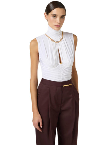 Elisabetta Franchi Body con collana gioiello