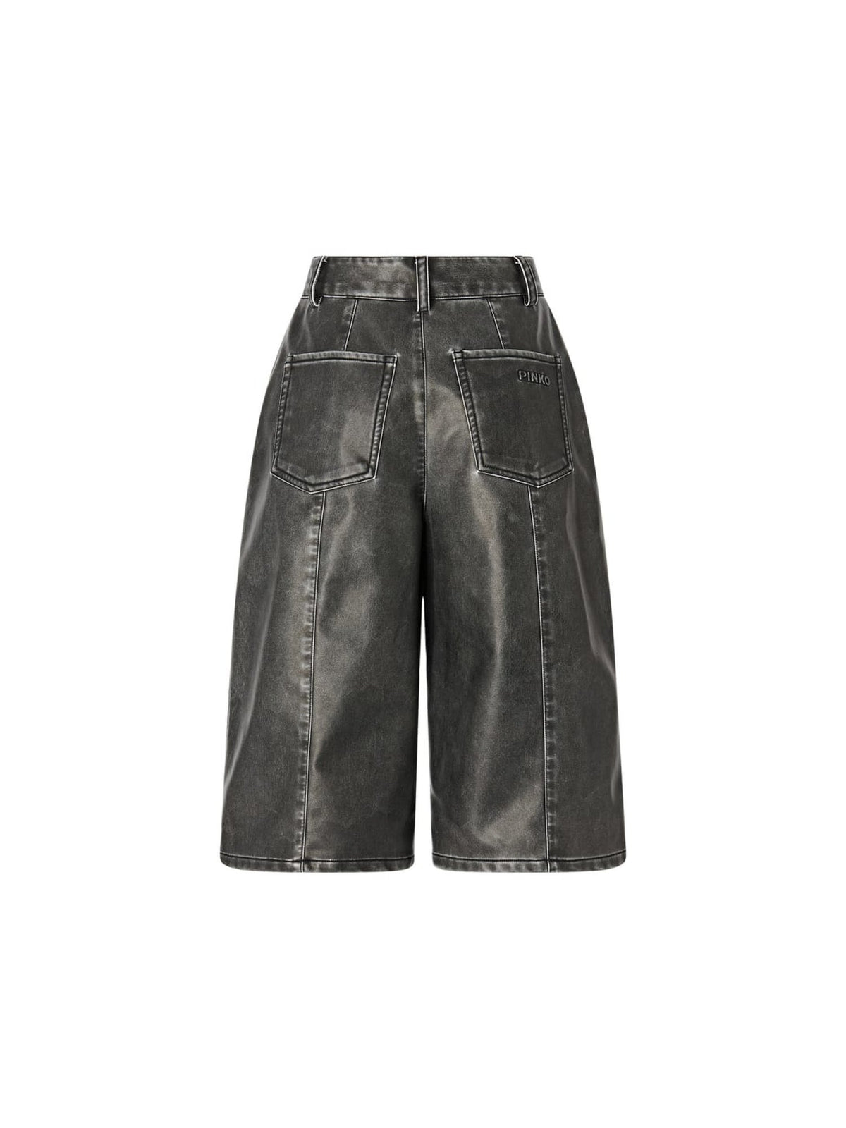 Bermuda Oversize con Ricamo Logo Posteriore