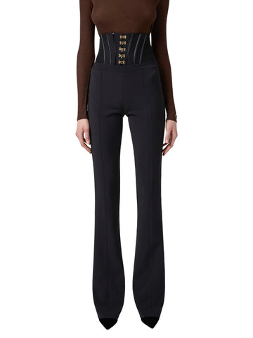 Elisabetta Franchi Pantalone con ganci gioiello
