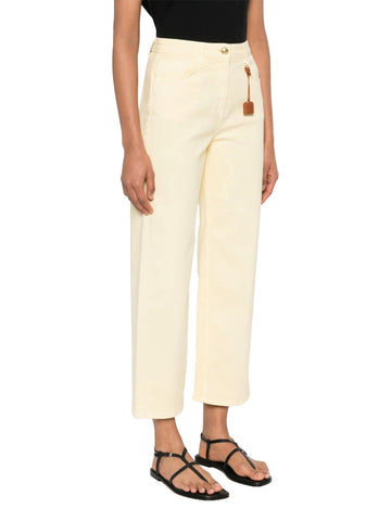 Elisabetta Franchi Pantalone con charm logo
