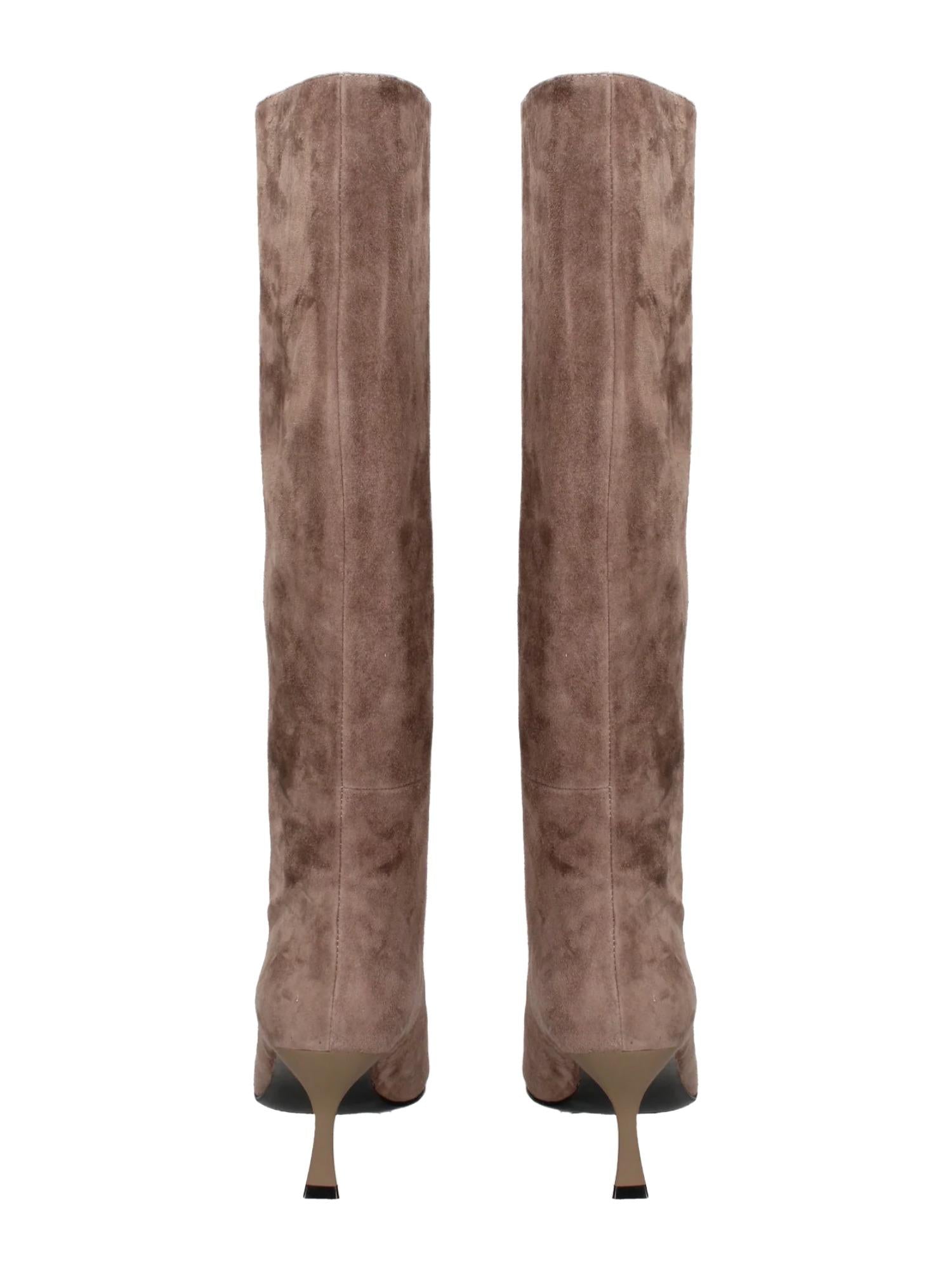 Marc Ellis Stivali scamosciati con borchie 7 cm