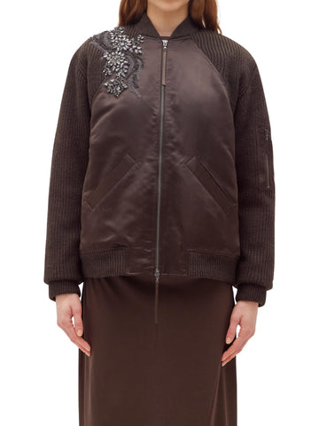 Blugirl Bomber con applicazione in cristalli