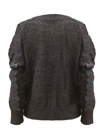 Maglia Traforata in Lana Mohair