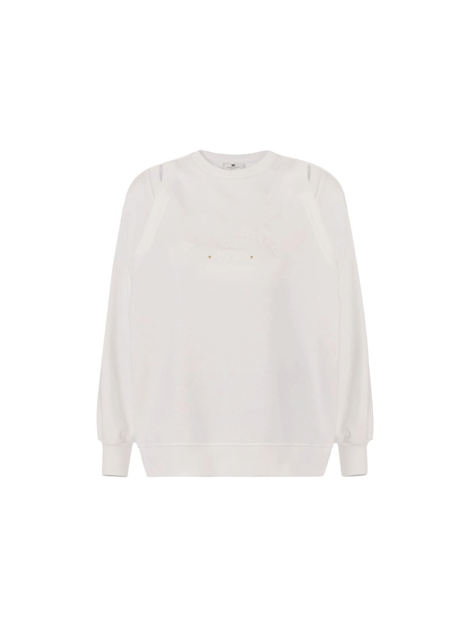 Elisabetta Franchi Felpa con dettaglio cut-out