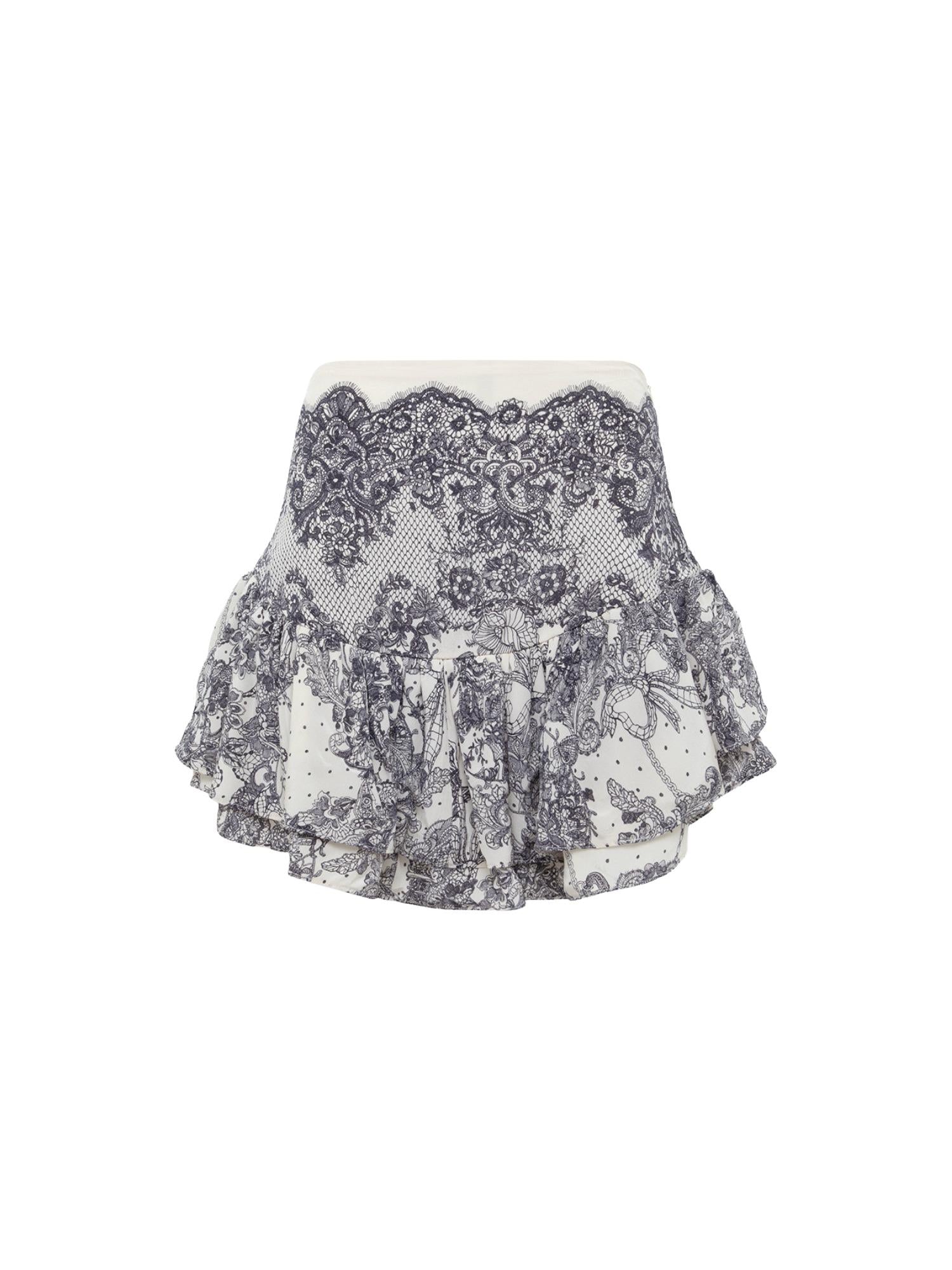 Blugirl Shorts con stampa pizzo