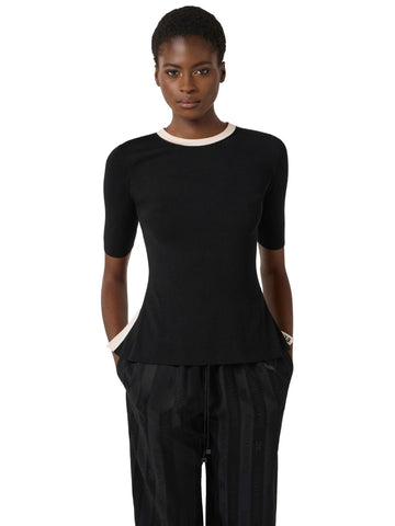 Elisabetta Franchi Maglia con schiena scoperta