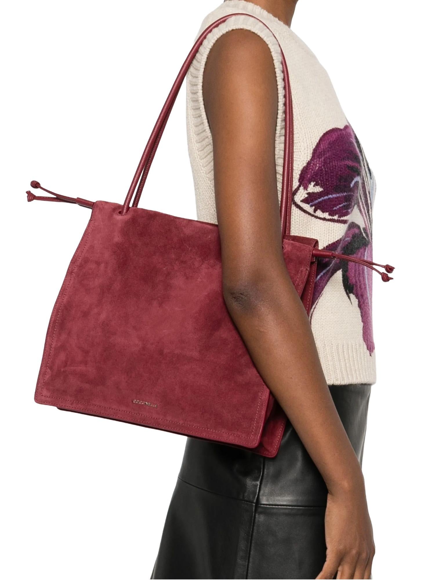 Coccinelle Borsa in suede Dulse medium