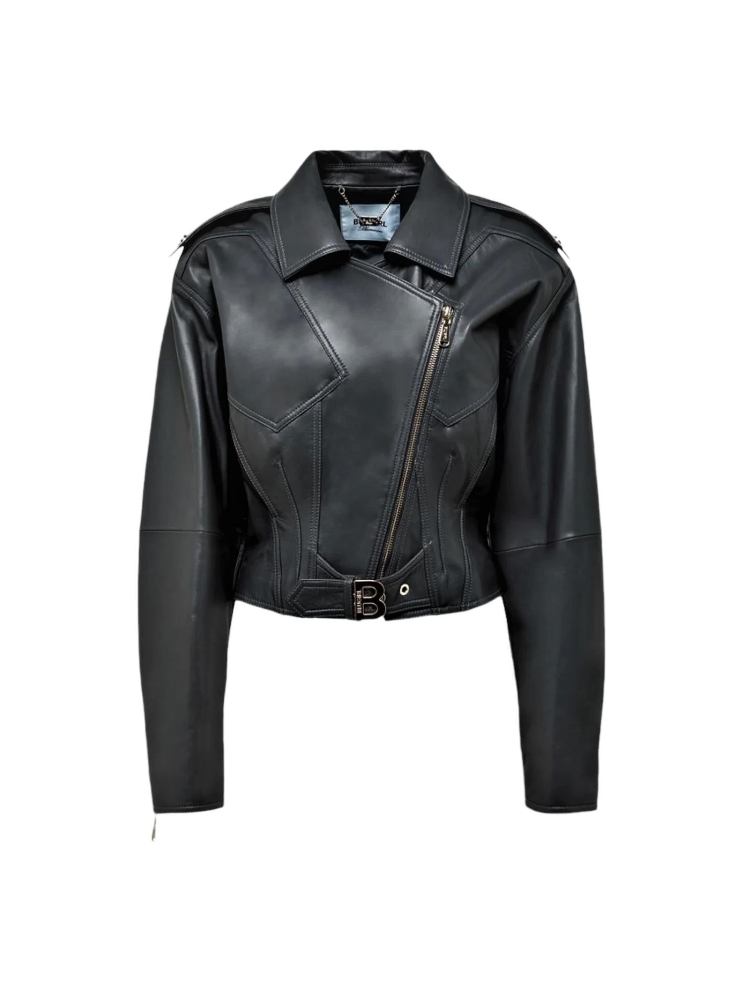 Blugirl bikerjack van echt leer