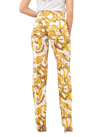 Versace Jeans Couture Pantalone con stampa Baroque