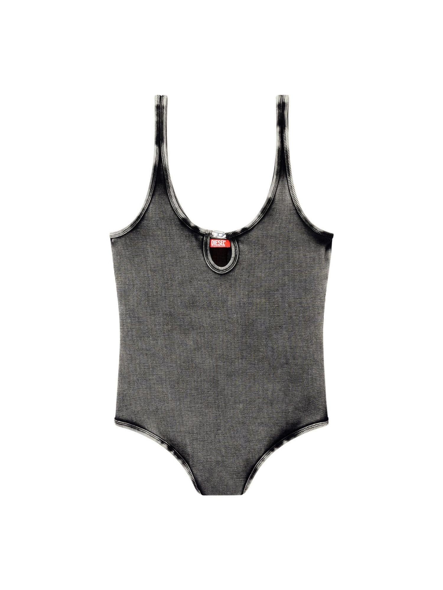Diesel body met ribstructuur en denimlook Maura-Dnm