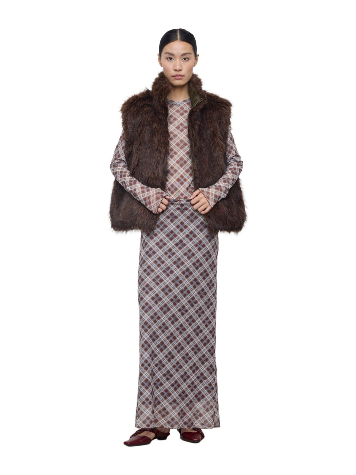 Gilet in Ecopelliccia Reversibile