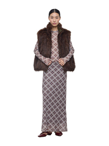 Gilet in Ecopelliccia Reversibile