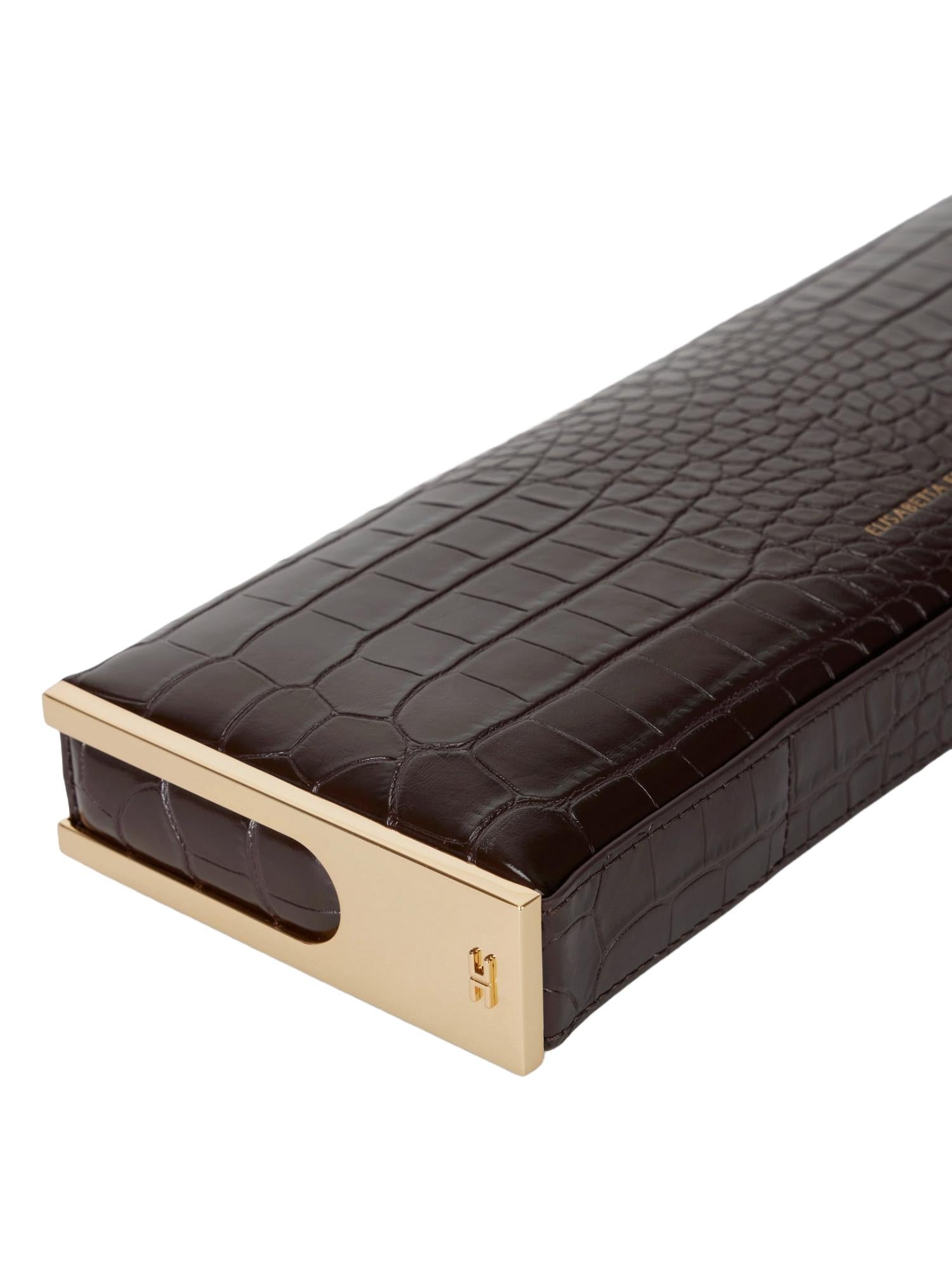 Elisabetta Franchi Borsa cocco con zip