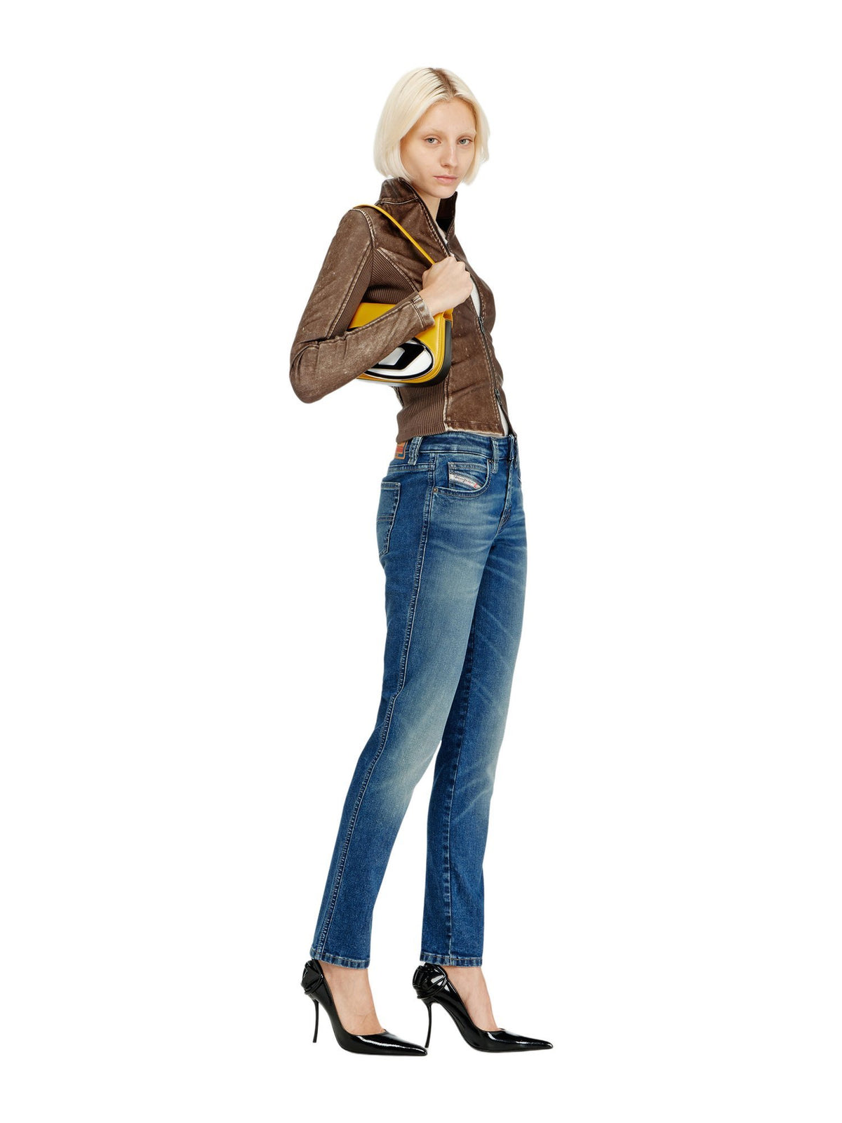 Jeans Regular Chiaro Vita Alta 1971 D-Sent